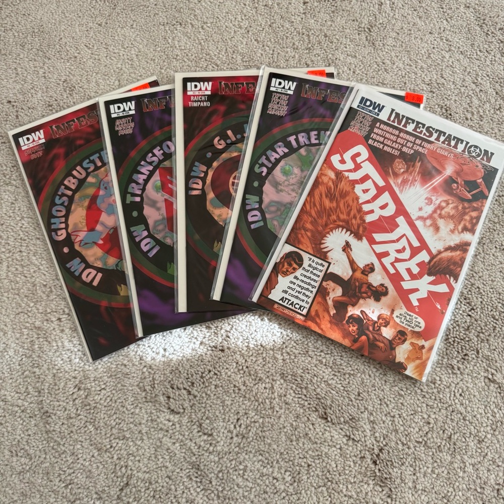 IDW Infestation #2 Special Variant Covers